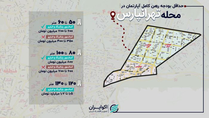 برای رهن کامل در تهرانپارس چقدر باید هزینه کرد؟ برای رهن کامل در تهرانپارس چقدر باید هزینه کرد؟