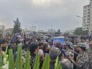 آیین وداع و تشییع دو شهید نیروی پدافند هوایی ارتش برگزار شد
