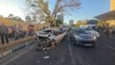 جزئیات حادثه هولناک در بزرگراه اشرفی اصفهانی تهران/ برخورد مرگبار ۱۲ خودرو و با اتوبوس
