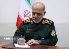 قدردانی فرمانده قرارگاه مرکزی خاتم‌الانبیا از یکصد شب حضور ملت ایران