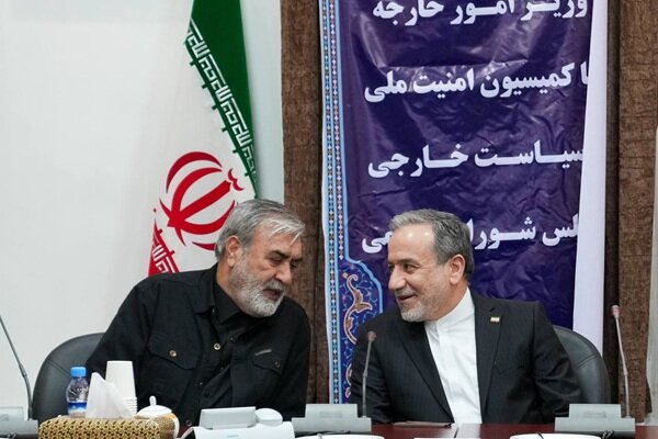 نشست مشترک اعضای کمیسیون امنیت ملی مجلس با وزیر امور خارجه
